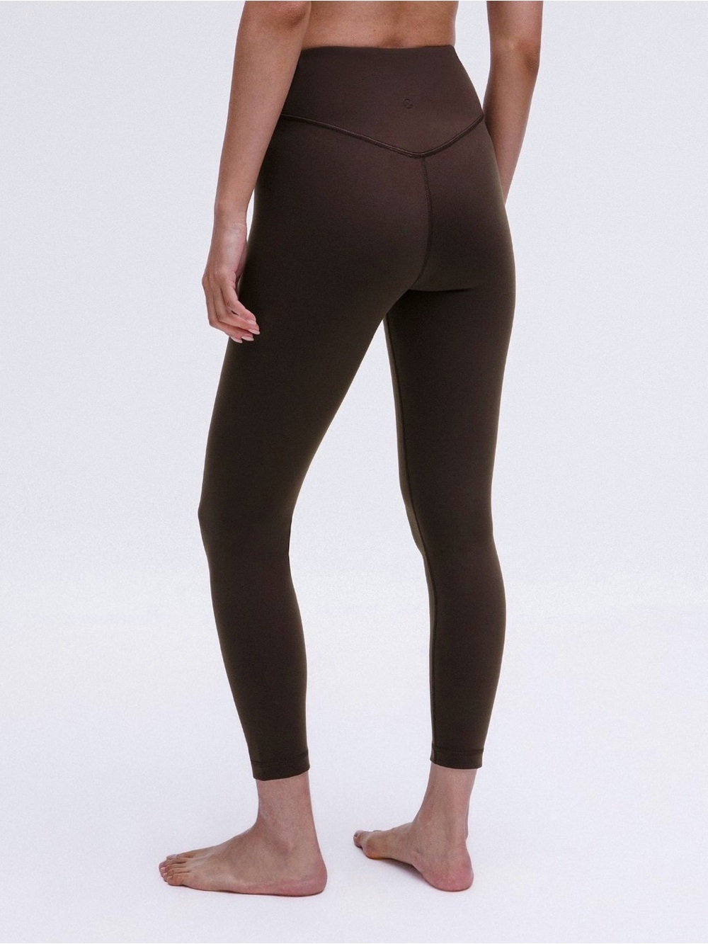 Lululemon Athletica - Wunder Under SmoothCover HR Tight 25” - Espresso, size 6 - Picture 3 of 10